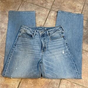 Old Navy Women's Flare & Wide Leg Jeans - Light Blue